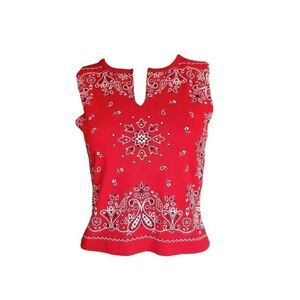 vintage 90s boho fairycore tank top